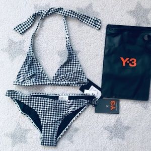 New with tag Y-3 two pieces bathing suit
